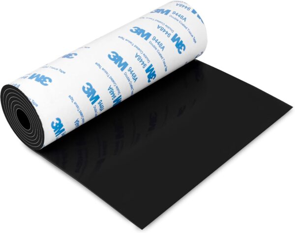 Silicone Furniture Pads, 5" x 40" Non Slip Furniture Pads Anti Skid Pads Non Slip Self Adhesive Cuttable Silicone Tape Strip Roll - Image 2
