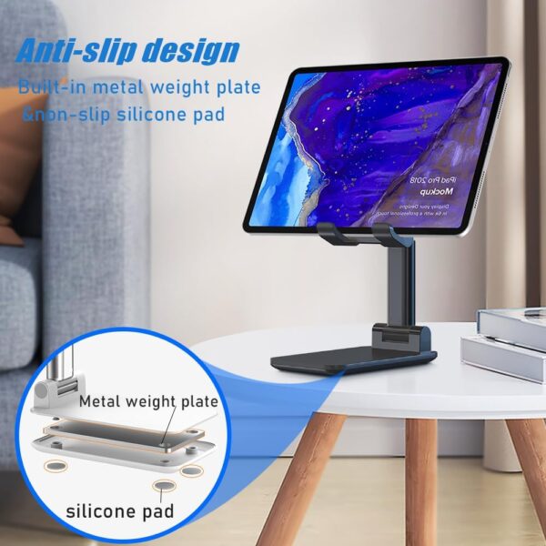 Phone Holder for Desk, MT-6 Cell Phone Stand for Desk Universal Cellphone Stand Holder - Image 2