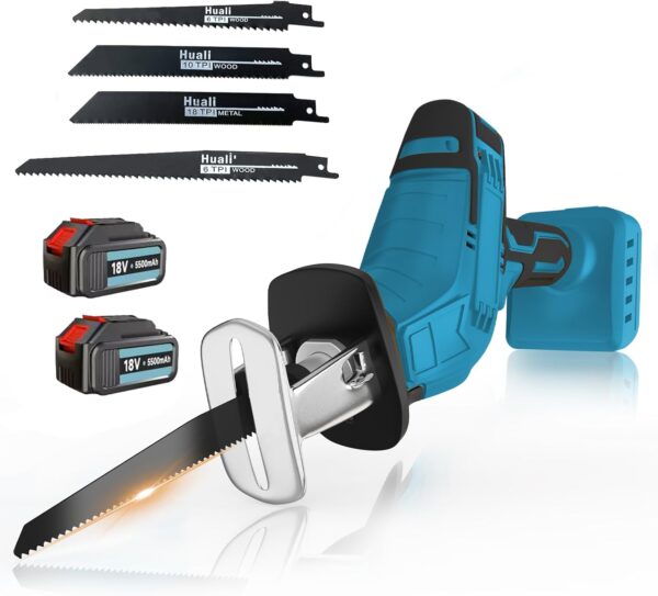 Reciprocating Saw, Compatible with Makita 18V Battery
