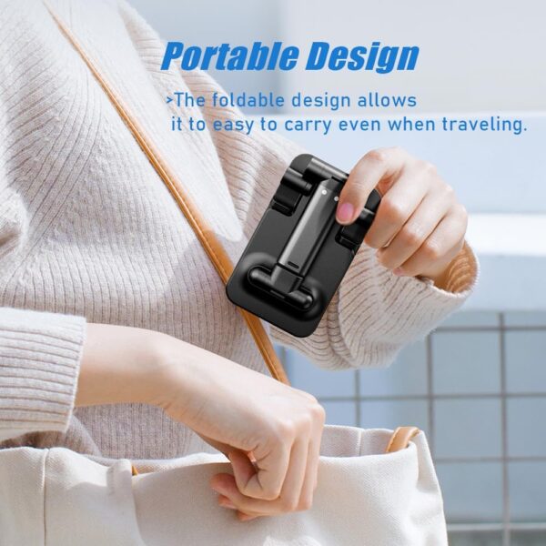 Phone Holder for Desk, MT-6 Cell Phone Stand for Desk Universal Cellphone Stand Holder - Image 4